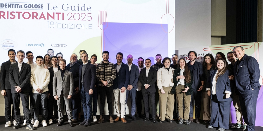 IDENTITÁ GOLOSE, PRESENTATA LA GUIDA AI RISTORANTI 2025